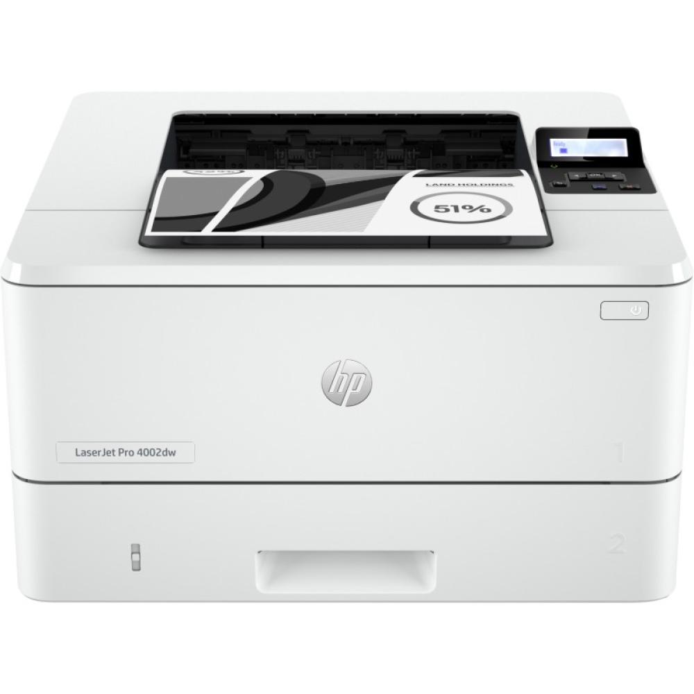 HP - LaserJet Pro 4002dw Inalámbrico Blanco y negro Impresora, Solo Ethernet