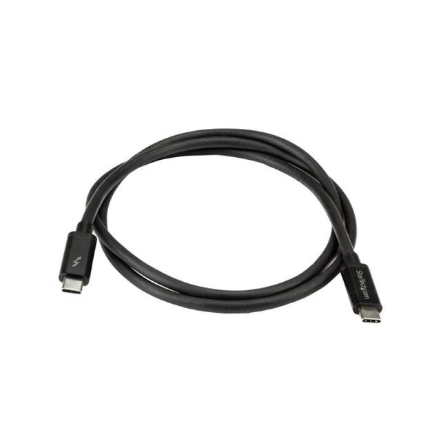 StarTech.com - Cable Thunderbolt 3 Pasivo de 1m - 20Gbps - PD 100W - Vídeo 4K - Cable Thunderbolt - Certificado Thunderbolt - Co