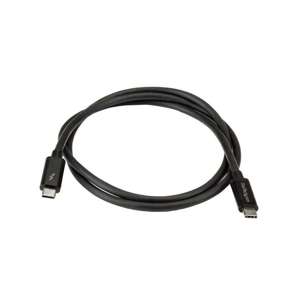StarTech.com - Cable Thunderbolt 3 Pasivo de 1m - 20Gbps - PD 100W - Vídeo 4K - Cable Thunderbolt - Certificado Thunderbolt - Co