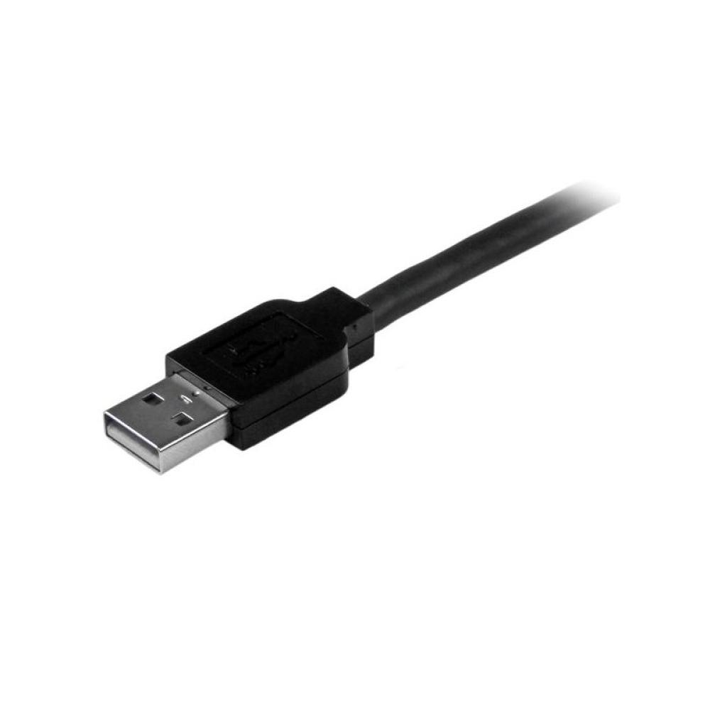 StarTech.com - Cable 15 Metros 15m USB B Macho a USB A Macho Activo Amplificado USB 2.0 - Impresora