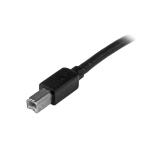 StarTech.com - Cable 15 Metros 15m USB B Macho a USB A Macho Activo Amplificado USB 2.0 - Impresora
