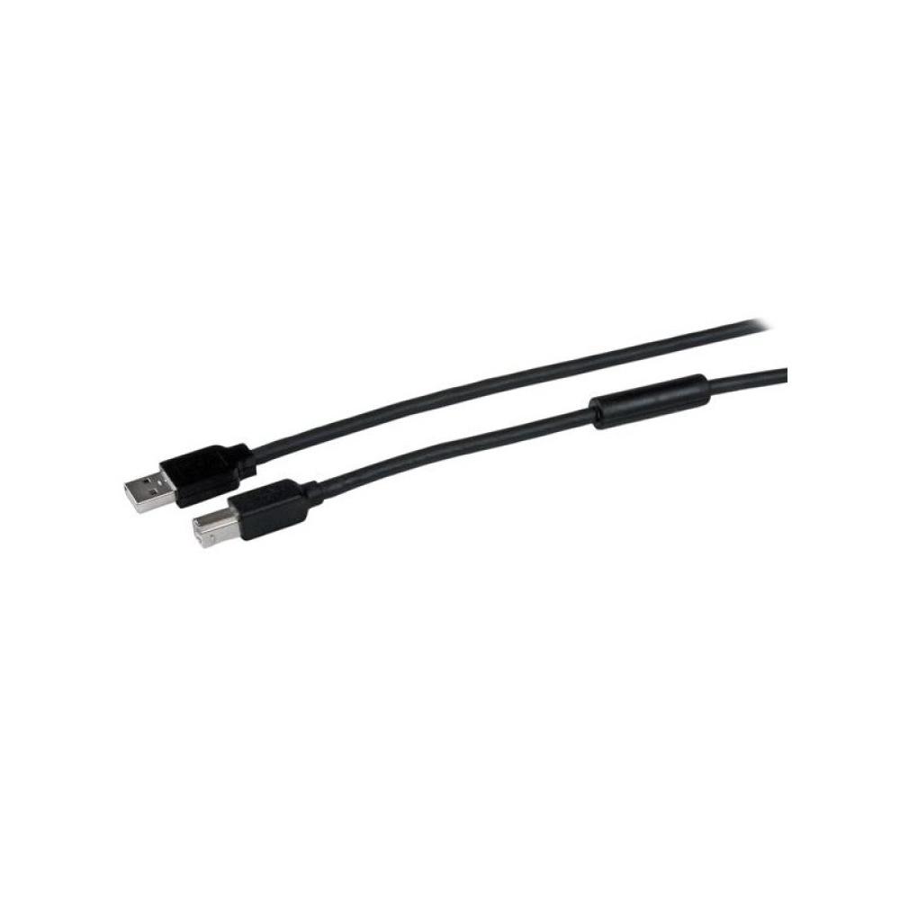 StarTech.com - Cable 15 Metros 15m USB B Macho a USB A Macho Activo Amplificado USB 2.0 - Impresora