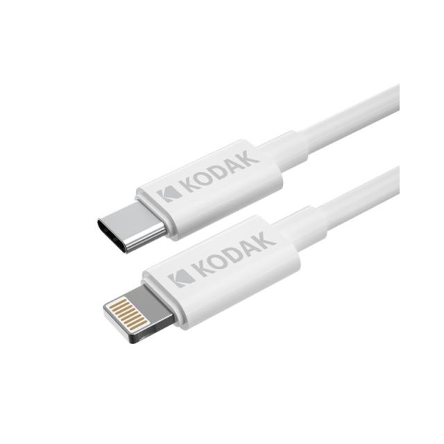Kodak - 30425989 cable de conector Lightning 1 m Blanco