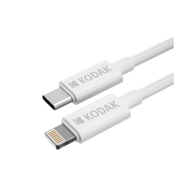 Kodak - 30425989 cable de conector Lightning 1 m Blanco