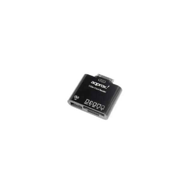 Approx - appCRS lector de tarjeta Samsung 30-pin Negro