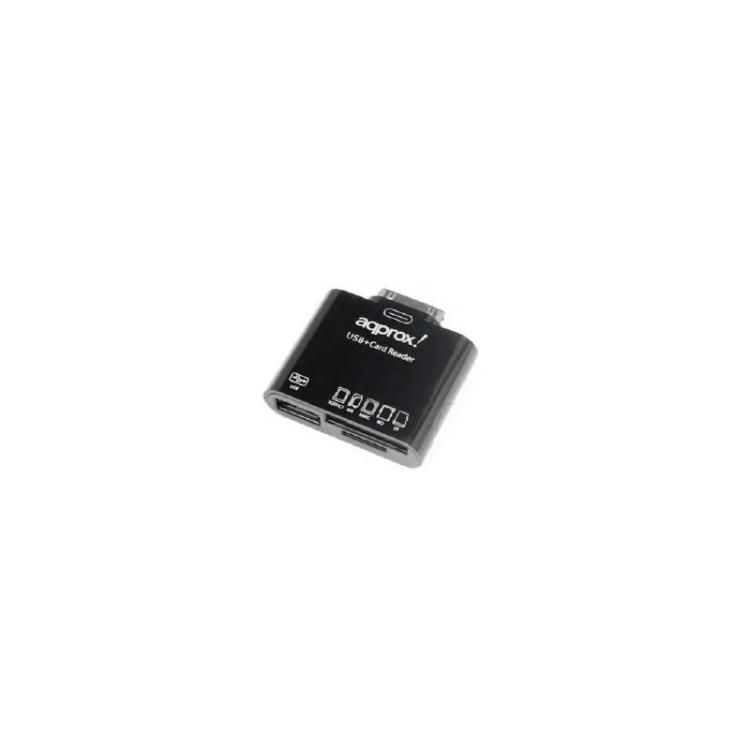 Approx - appCRS lector de tarjeta Samsung 30-pin Negro