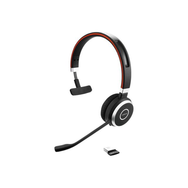 Jabra - Evolve 65 SE Auriculares Inalámbrico y alámbrico Diadema Llamadas/Música MicroUSB Bluetooth Negro