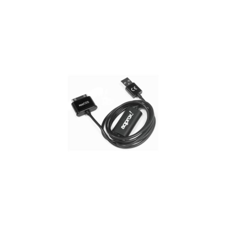 Approx - appC05 cable de teléfono móvil Negro 1 m USB A Samsung 30-pin