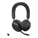 Jabra - Evolve2 75 Auriculares Inalámbrico Diadema Oficina/Centro de llamadas Bluetooth Negro - 27599-999-899