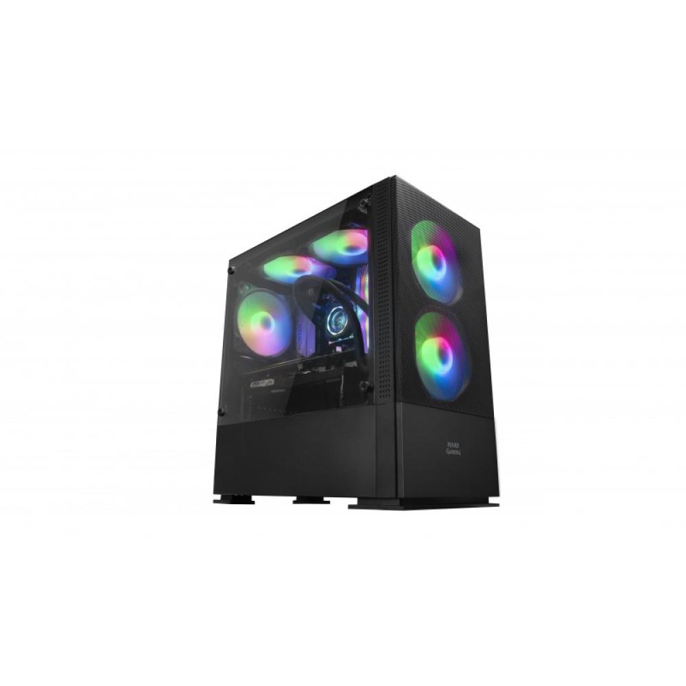 Mars Gaming - MCZ, Caja PC Compacta Premium, MicroATX, Panel + Frontal Mesh, Negro