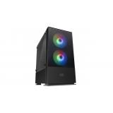 Mars Gaming - MCZ, Caja PC Compacta Premium, MicroATX, Panel + Frontal Mesh, Negro