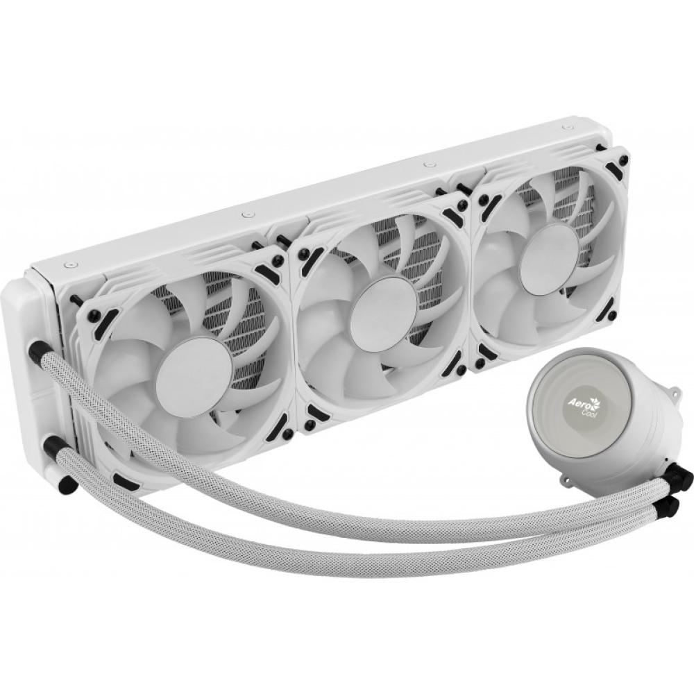 Aerocool - MIRAGEL360W Refrigeración Líquida CPU 3xVentilador 12cm ARGB TDP 550W Blanco