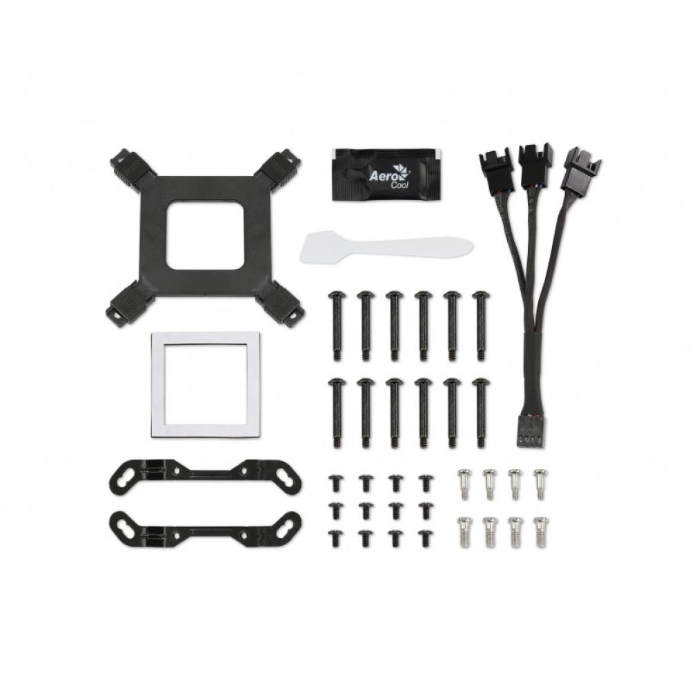 Aerocool - MIRAGEL360W Refrigeración Líquida CPU 3xVentilador 12cm ARGB TDP 550W Blanco