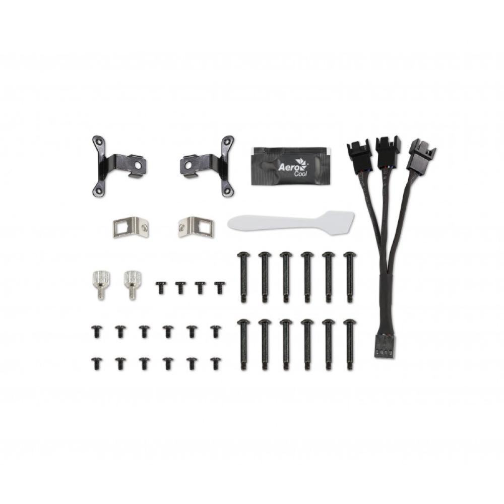 Aerocool - MIRAGEL360W Refrigeración Líquida CPU 3xVentilador 12cm ARGB TDP 550W Blanco