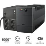 Trust - Paxxon sistema de alimentación ininterrumpida (UPS) 1 kVA 600 W 4 salidas AC