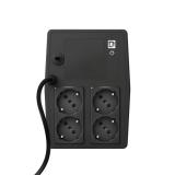 Trust - Paxxon sistema de alimentación ininterrumpida (UPS) 1 kVA 600 W 4 salidas AC