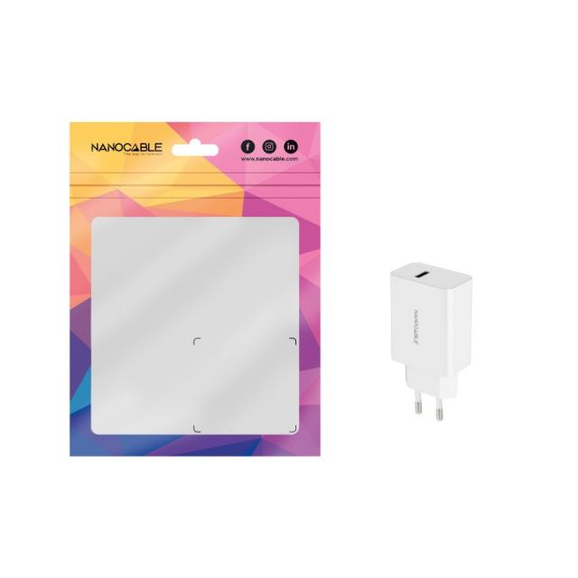 Nanocable - Cargador USB, 5V/2.1A, Blanco