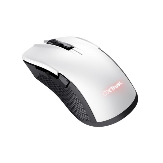Trust - GXT 923W YBAR ratón Juego mano derecha RF inalámbrico Óptico 7200 DPI