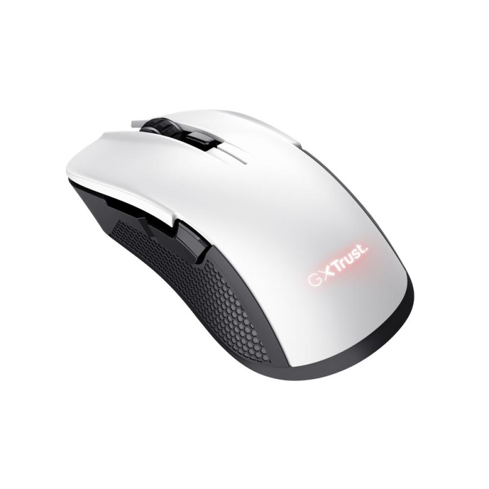 Trust - GXT 923W YBAR ratón Juego mano derecha RF inalámbrico Óptico 7200 DPI