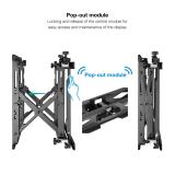 TooQ - Soporte Video Wall de Pared para Pantalla 45"-70", Negro