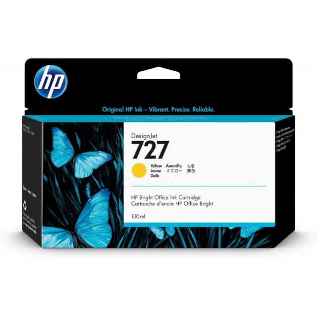 HP - Cartucho de tinta DesignJet 727 amarillo de 130 ml
