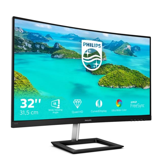 Philips - E Line 325E1C/00 pantalla para PC 80 cm (31.5") 2560 x 1440 Pixeles Quad HD LCD Negro
