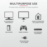 Trust - Paxxon sistema de alimentación ininterrumpida (UPS) 0,8 kVA 480 W 2 salidas AC