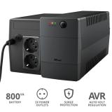 Trust - Paxxon sistema de alimentación ininterrumpida (UPS) 0,8 kVA 480 W 2 salidas AC