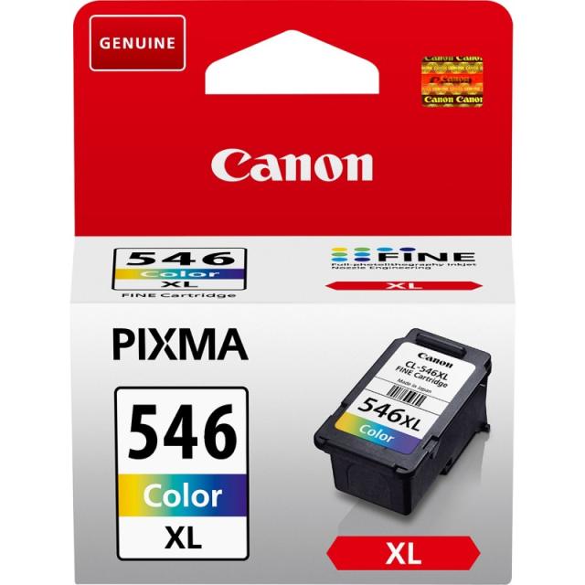 Canon - PG-546XL cartucho de tinta 1 pieza(s) Original Alto rendimiento (XL) Cian, Magenta, Amarillo