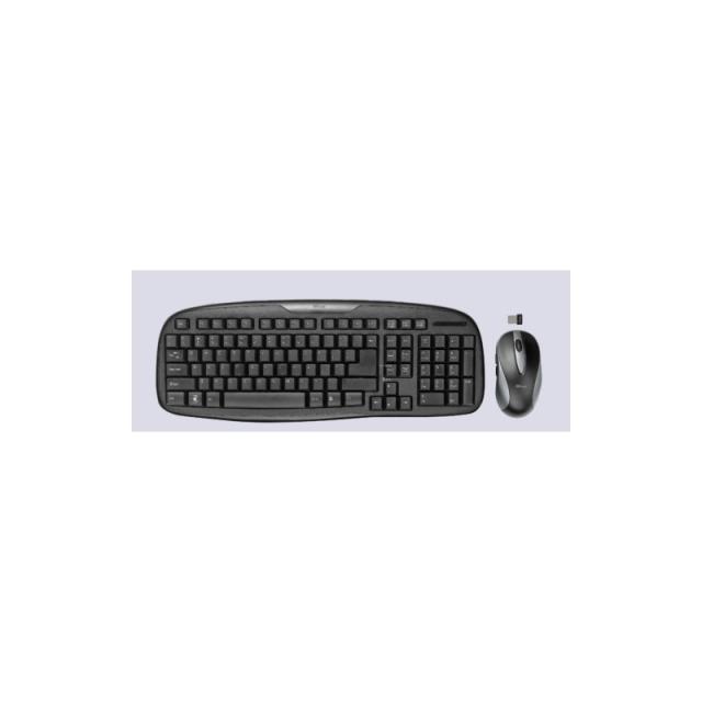 Trust - Trezo teclado Ratón incluido Universal RF inalámbrico QWERTY Español Negro