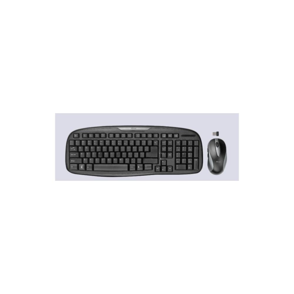 Trust - Trezo teclado Ratón incluido Universal RF inalámbrico QWERTY Español Negro