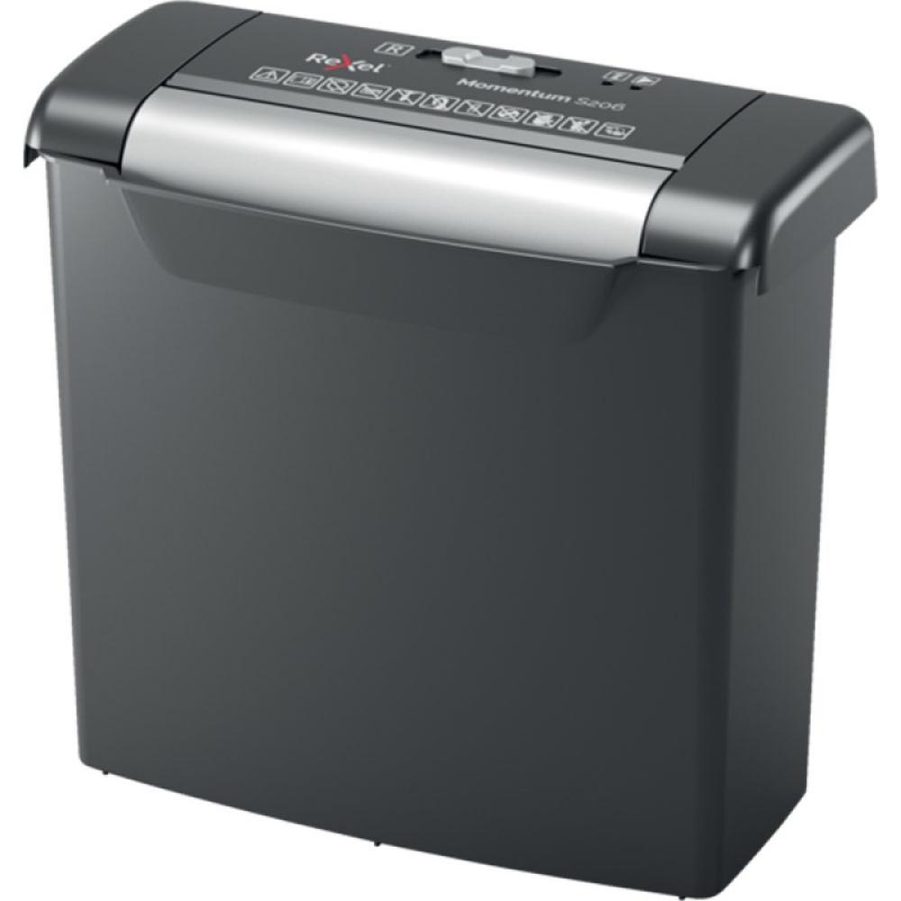 Rexel - Momentum S206 triturador de papel Corte en tiras 72 dB Negro, Gris