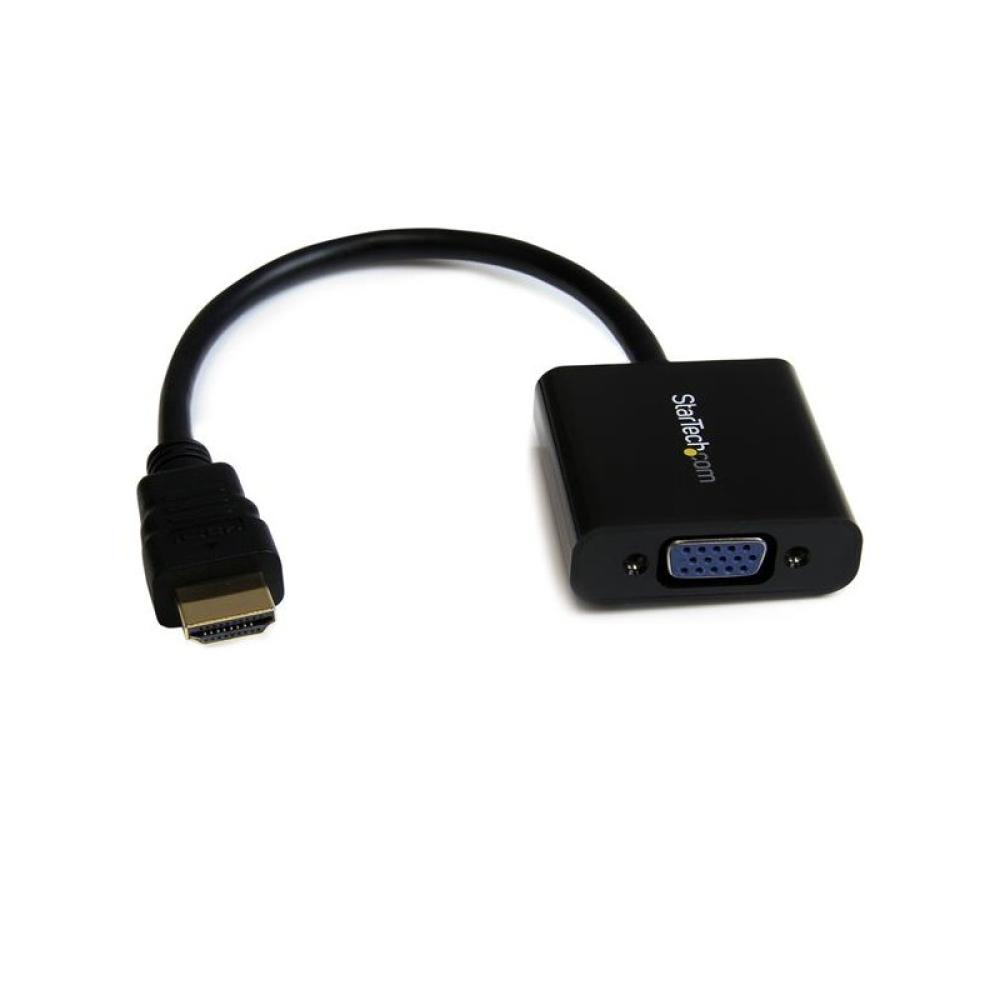 StarTech.com - Adaptador Conversor de Vídeo HDMI a VGA HD15 - Cable Convertidor - 1920x1200 - 1080p