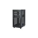 StarTech.com - Armario Rack para Servidores 24U 19" 4 Columnas - Rack de Servidores con Cerradura y Seguro - Rack con Ruedas y C