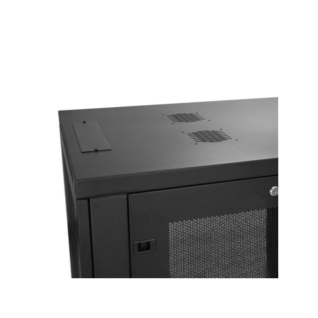 StarTech.com - Armario Rack para Servidores 24U 19" 4 Columnas - Rack de Servidores con Cerradura y Seguro - Rack con Ruedas y C