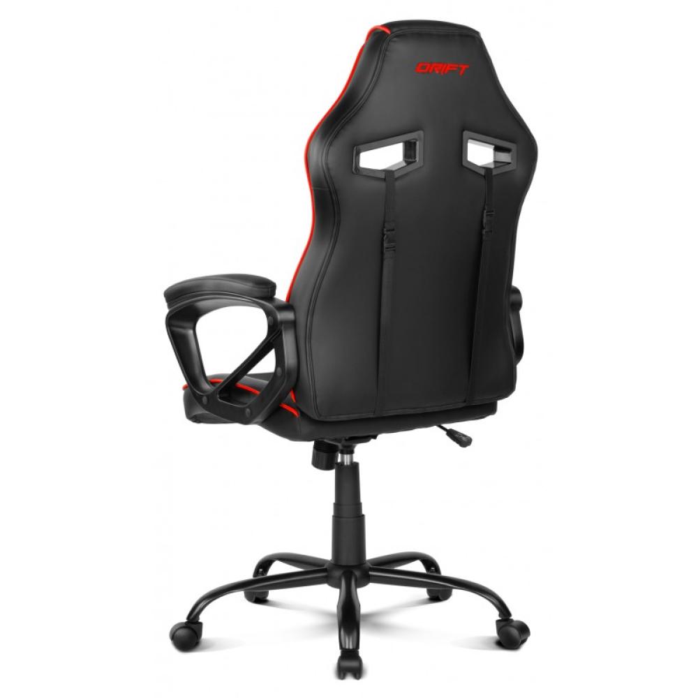 DRIFT - DR50 Silla para videojuegos de PC Asiento acolchado tapizado Negro - DR50BR