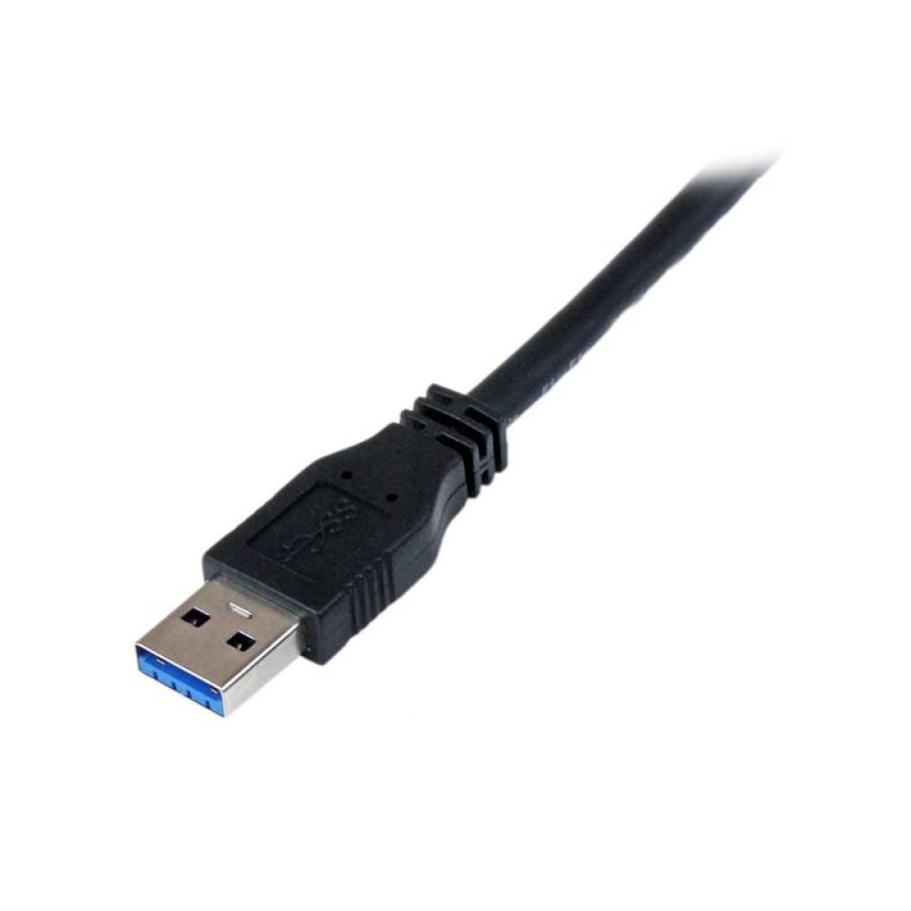 StarTech.com - Cable Certificado 1m USB 3.0 Super Speed SS Micro USB B Macho a USB A Macho Adaptador - Negro