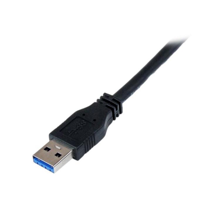 StarTech.com - Cable Certificado 1m USB 3.0 Super Speed SS Micro USB B Macho a USB A Macho Adaptador - Negro