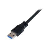 StarTech.com - Cable Certificado 1m USB 3.0 Super Speed SS Micro USB B Macho a USB A Macho Adaptador - Negro
