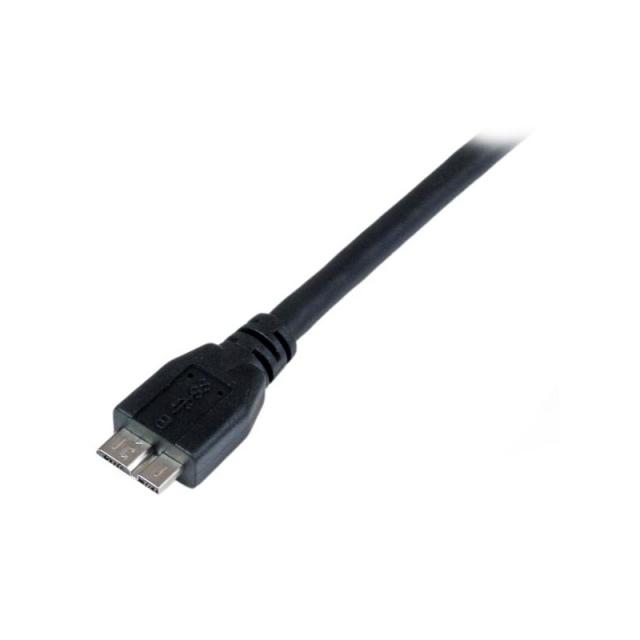 StarTech.com - Cable Certificado 1m USB 3.0 Super Speed SS Micro USB B Macho a USB A Macho Adaptador - Negro