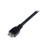 StarTech.com - Cable Certificado 1m USB 3.0 Super Speed SS Micro USB B Macho a USB A Macho Adaptador - Negro
