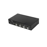 StarTech.com - Switch Conmutador KVM de 4 Puertos DisplayPort - 4K 60Hz - para Una Pantalla - Switch KVM de 4 Puertos DP 1.2 con