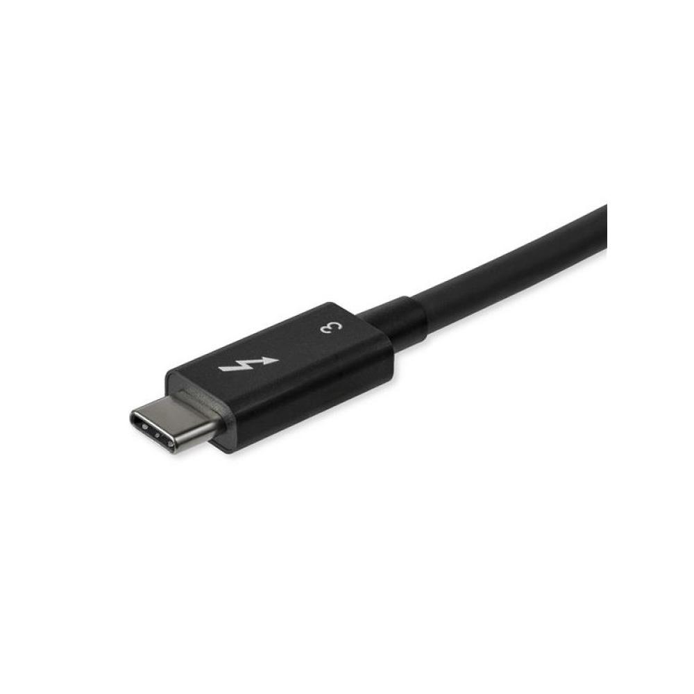 StarTech.com - Cable Thunderbolt 3 Pasivo de 80cm - 40Gbps - PD 100W - Vídeo 4K/5K - Cable Thunderbolt - Certificado Thunderbolt