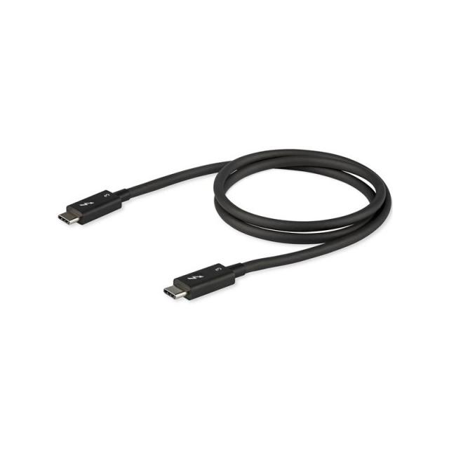 StarTech.com - Cable Thunderbolt 3 Pasivo de 80cm - 40Gbps - PD 100W - Vídeo 4K/5K - Cable Thunderbolt - Certificado Thunderbolt