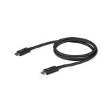 StarTech.com - Cable Thunderbolt 3 Pasivo de 80cm - 40Gbps - PD 100W - Vídeo 4K/5K - Cable Thunderbolt - Certificado Thunderbolt