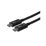 StarTech.com - Cable Thunderbolt 3 Pasivo de 80cm - 40Gbps - PD 100W - Vídeo 4K/5K - Cable Thunderbolt - Certificado Thunderbolt
