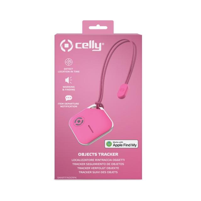 Celly - SMARTFINDERPK localizador o rastreador GPS Buscador Rosa
