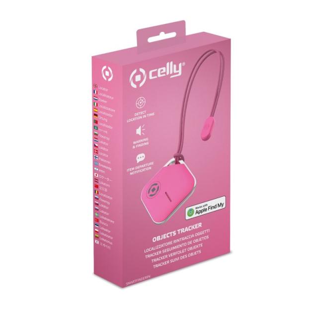 Celly - SMARTFINDERPK localizador o rastreador GPS Buscador Rosa