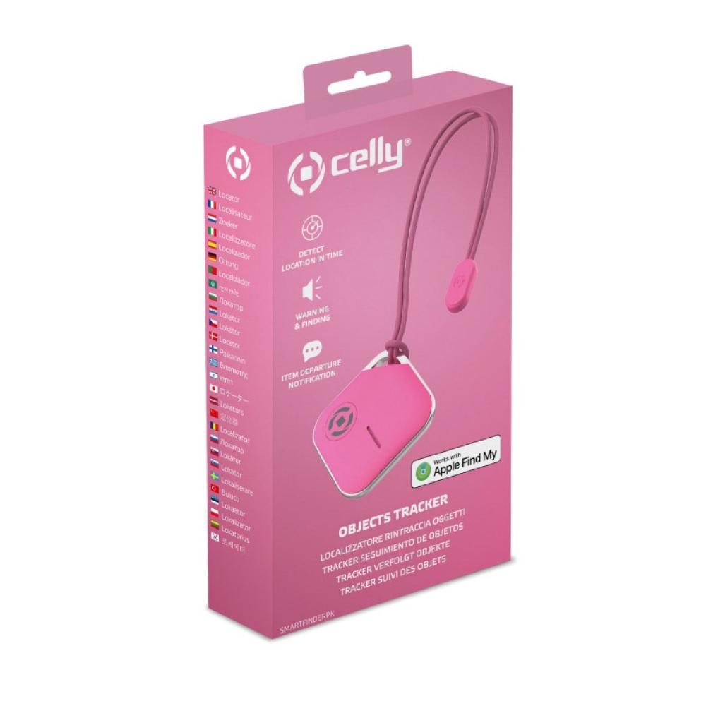 Celly - SMARTFINDERPK localizador o rastreador GPS Buscador Rosa