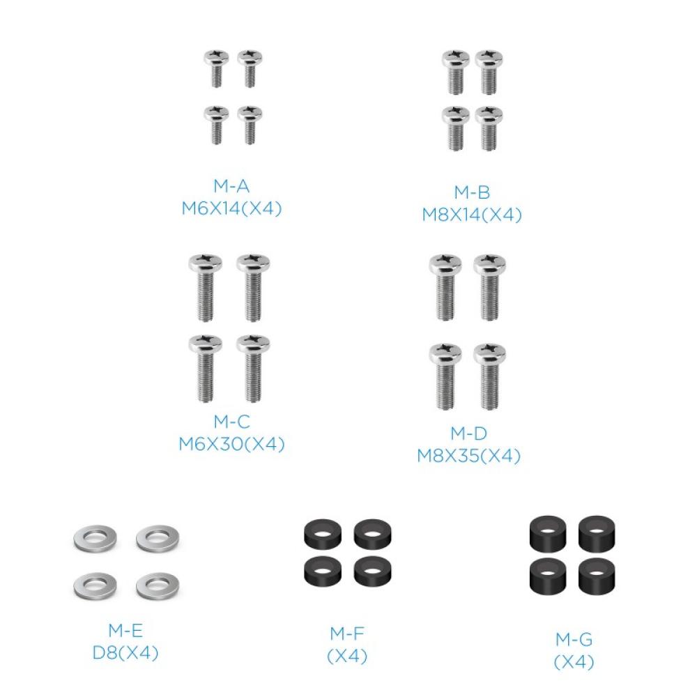 TooQ - Soporte de mesa para pantallas 23”-75”